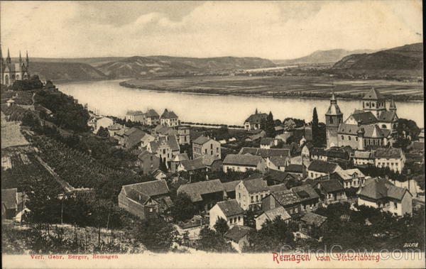 Remagen from Victoriaberg Germany