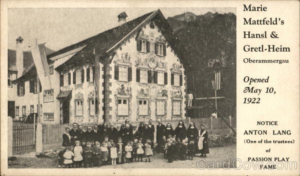 Marie Mattfeld's Hansl & Gretl-Heim Oberammergau Germany
