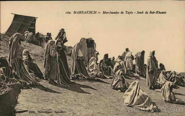 Carpet Sellers - Souk de Bab-Khemis Marrakesh Morocco
