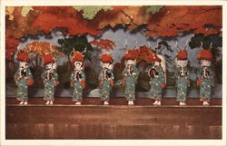 Cherry Blossom Dancers Postcard