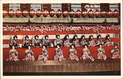Cherry Tree Blossom Dancers Postcard