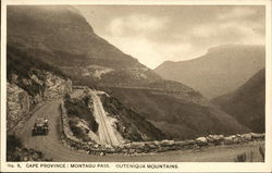 Montagu Pass, Cape Province Postcard