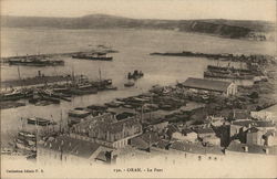 ORAN - Le port Algeria Africa Postcard Postcard