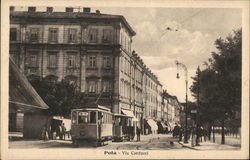 Via Carducci Pula, Croatia Eastern Europe Postcard Postcard