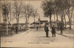 View of Town Selles-sur-Cher, France Postcard Postcard