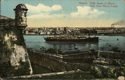 View from Morro Castle Havana, Cuba Postcard Postcard