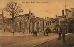 Mint Yard, King's School Canterbury, England Kent Postcard Postcard