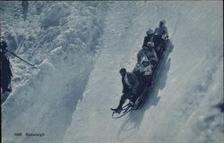 Bobsleigh (Bobsled) Postcard