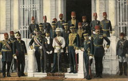 Visite des japonais - Constantinople - Visit of the Japanese Postcard