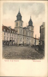 Holy Cross Church Warsaw, Poland Eastern Europe Postcard Postcard