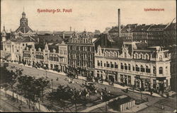 Spielbudenplatz Postcard