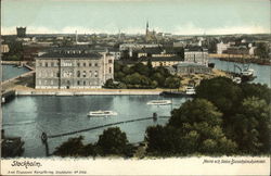 Ariel View Stockholm, Sweden Postcard Postcard