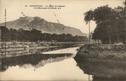Le Canal de Retenue et la Montagne du Roule Postcard