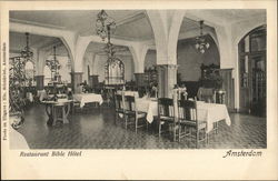 Restaurant Bible Hotel Amsterdam, Netherlands Benelux Countries Postcard Postcard