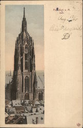 Frankfurt Cathedral Germany Postcard Postcard