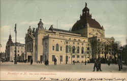 Frankfurt - The New Theatre Postcard