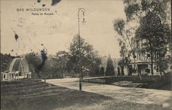 Partie im Kurpark Postcard