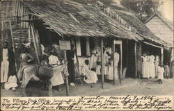 The Village Post Office Jamaica Postcard Postcard