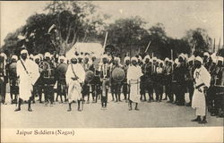 Soldiers (Nagas) Postcard