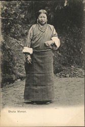 Bhutia Woman Nepal Postcard Postcard