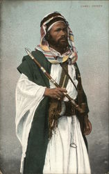 Camel Driver Arab Postcard Postcard Postcard