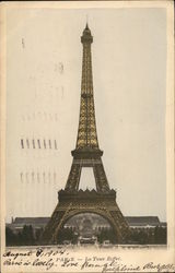 The Eiffel Tower Postcard