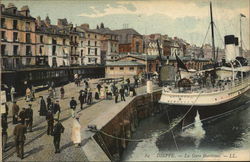 La Gare Maritime Dieppe, France Postcard 