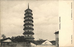 Pagoda Canton, China Postcard Postcard
