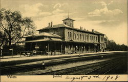 Train Station Postcard