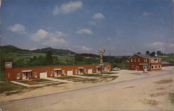 Myers Motor Court Laurel Springs North Carolina J. Wellington Young