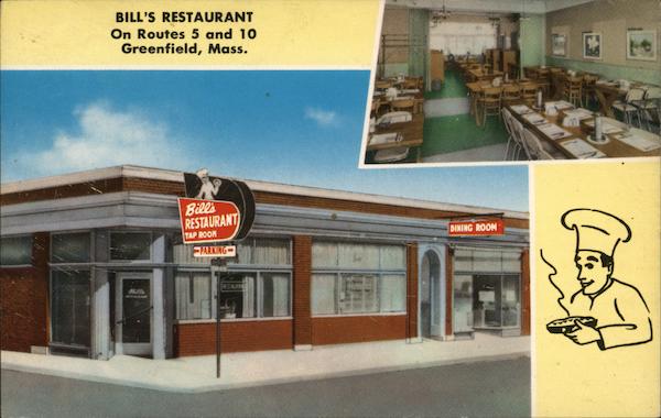 Bill's Restaurant Greenfield Massachusetts