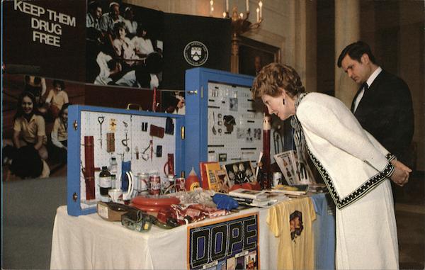 Nancy Reagan-Keep Them Drug Free Ronald Reagan