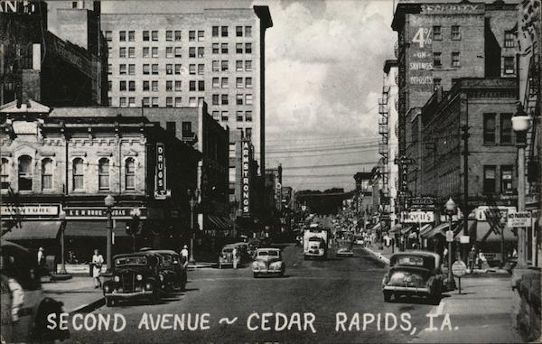 Second Avenue Cedar Rapids Iowa