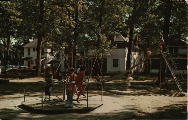 Children's Playground at Oakwood Park, Lake Wawasee Turkey Creek Indiana