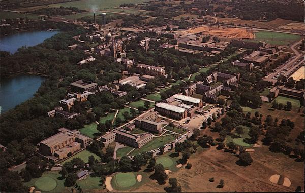 Aerial View South Bend Indiana