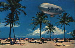 Goodyear Blimp Postcard