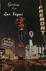 Fremont Street in Las Vegas Nevada Postcard Postcard Postcard
