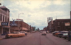 First Street Looking East Postcard