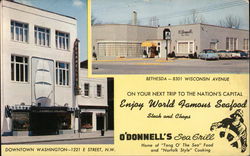 O'Donnell's Sea Grill Washington, DC Washington DC Postcard Postcard Postcard