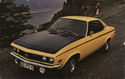 Opel 1900 Rallye Postcard