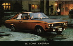 1972 Opel 1900 Rallye Postcard