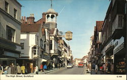 The High Street Guildford, England Postcard Postcard Postcard