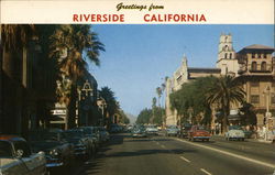 Greetings from Riverside California Postcard Postcard Postcard