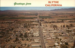 Greetings From Blythe California Postcard