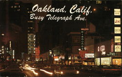 Telegraph Avenue Oakland, CA Postcard Postcard Postcard