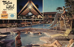 Ken Kimes Tropics Motor Hotel Blythe, CA Postcard Postcard Postcard