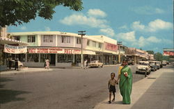 Street Scene Nadi, Fiji South Pacific Postcard Postcard Postcard