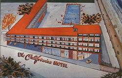 Californian Motel Postcard