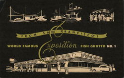 World Famous Exposition Fish Grotto No. 1 Postcard