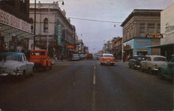 Street Scene The Dalles, OR Postcard Postcard Postcard